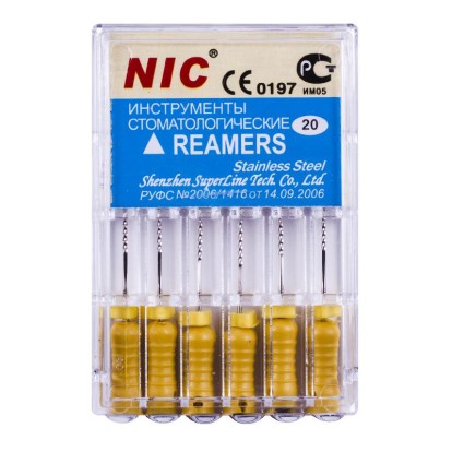 Ример № 20/ 25 мм.  6шт.  /NIC